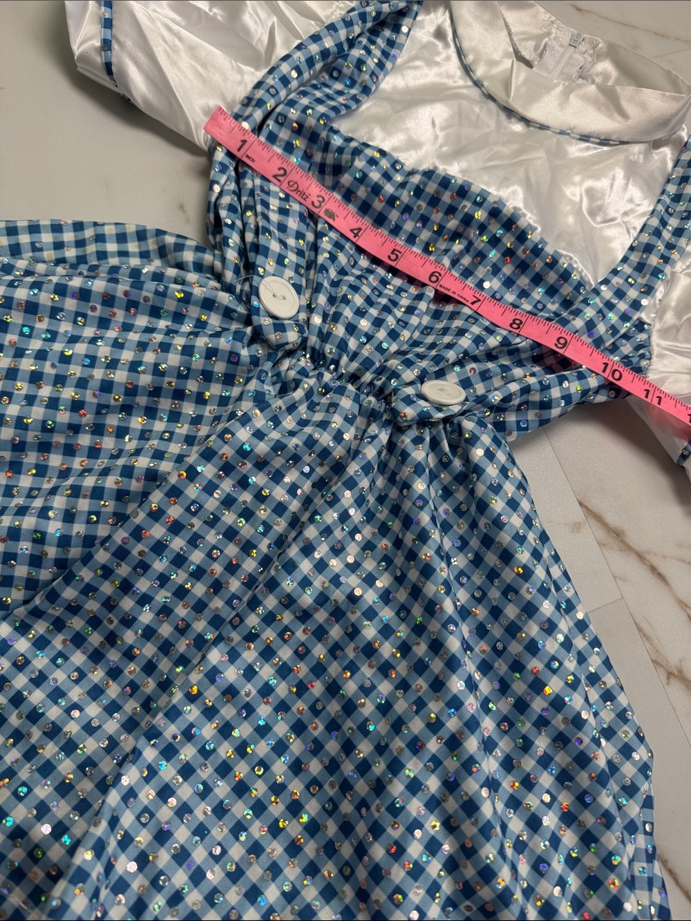 Rubies Wizard Of Oz Dorothy Dress Costume Halloween Sz Small Youth Girls sparkle - Picture 5 of 9